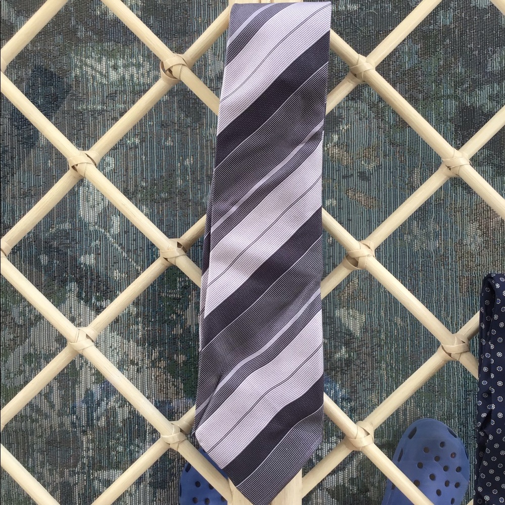 Bijoux turner genuine silk gray men’s tie